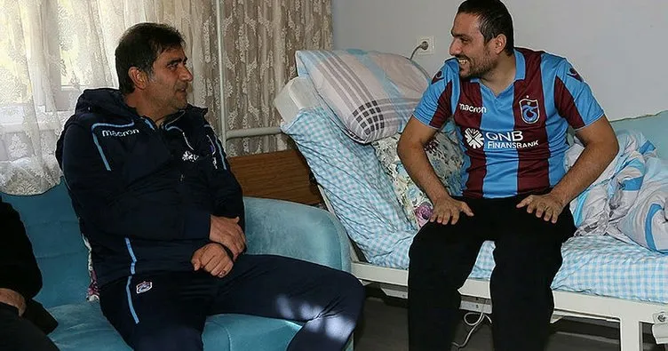 Trabzonspor’dan yaralı askere ziyaret