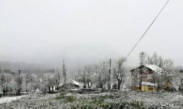 Kar yağışı Kastamonu’da etkili oldu #kastamonu