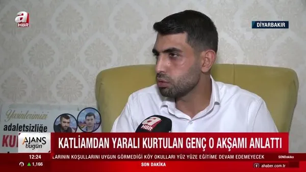 Diyarbakır'da Yasin Börü ve arkadaşlarının öldürüldüğü olaydan yaralı kurtulan Yusuf Er yaşadıklarını anlattı | Video