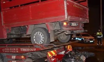 Giresun'da kamyonet ile motosiklet çarpıştı: Motosiklet sürücüsü öldü #giresun