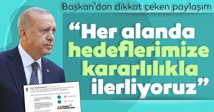 Başkan Erdoğan’dan dikkat çeken Sancaktepe paylaşımı