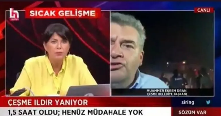 Halk TV’den Çeşme yangınıyla ilgili skandal yayın!