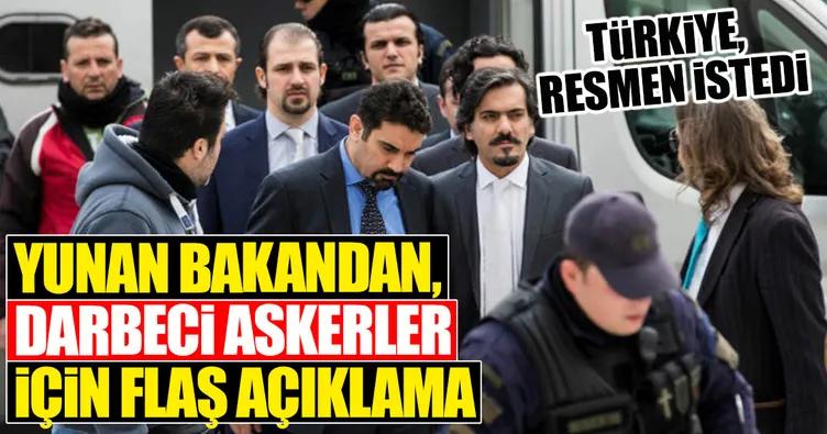 Yunan Adalet Bakanı’ndan flaş açıklama