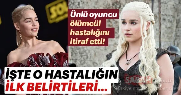 emilia clarke in hastaligi olan beyin