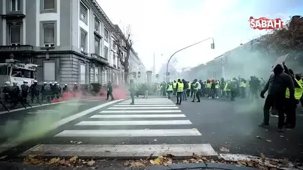 Sarı yeleklilerin protestosu Belçika'ya sıçradı