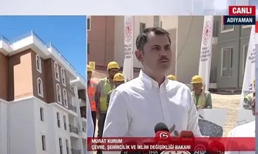 Bakan Kurum duyurdu! Ayda 25-30 bin deprem konutunu teslim edeceğiz #adiyaman