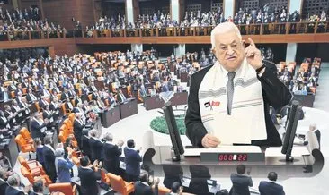 Filistin Devlet Başkanı Mahmud Abbas, TBMM’de yapılan tarihi oturumda dünyaya seslendi: Ya zafer ya şehadet