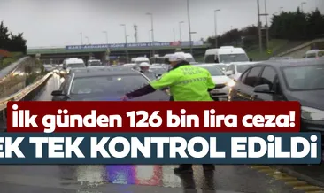 Çakara ilk gün 126 bin TL ceza