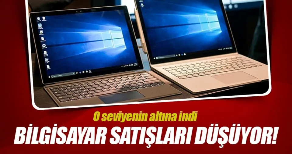 bilgisayar talebi azalmaya devam ediyor