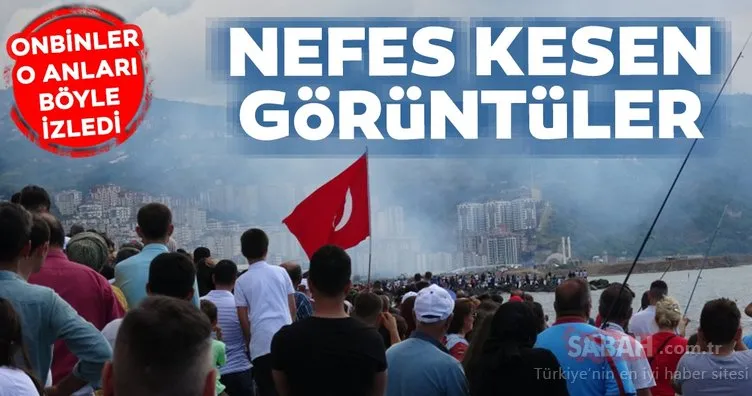 Türk Yıldızları’ndan Trabzon semalarında nefes kesen gösteri
