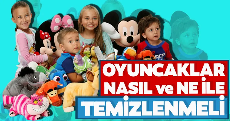 Oyuncağı da sabunla temizleyin