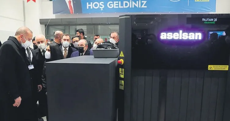 Erdoğan, ASELSAN üretimi ARIN X-Ray cihazını inceledi