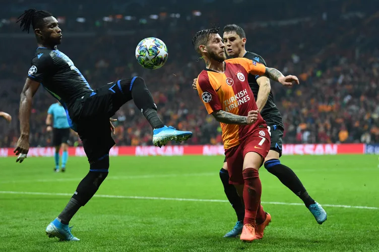 Galatasaray - Club Brugge maçından kareler