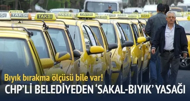 CHP’li belediyeden ’sakal-bıyık’ yasağı