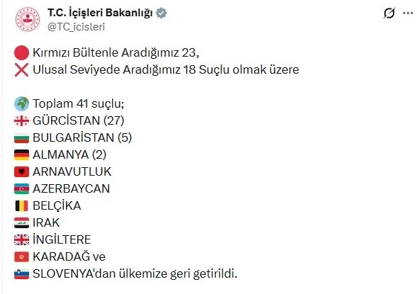 son-dakika-icisleri-bakanligi-acikladi-kirmizi-bultenle-aranan-41-supheli-turkiyeye-getirildi-1772178284275.jpg SON DAKİKA... İçişleri Bakanlığı açıkladı! Kırmızı bültenle aranan 41 şüpheli Türkiye'ye getirildi