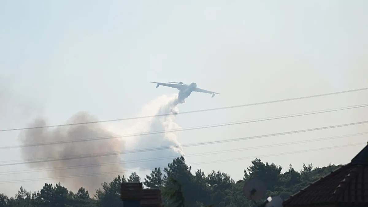 İzmir Aliağa’da otluk alanda yangın! Rüzgarın etkisiyle hızla büyüdü İzmir Aliağa’da otluk alanda yangın! Rüzgarın etkisiyle hızla büyüdü