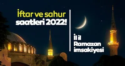 Diyanet il il İmsakiye 2022 takvimi ile iftar saatleri: 5 Nisan 2022 bugün İstanbul iftar vakti, Ankara iftar vakti, İzmir iftar saati, sahur vakti, teravih ve imsak vakitleri  listesi burada