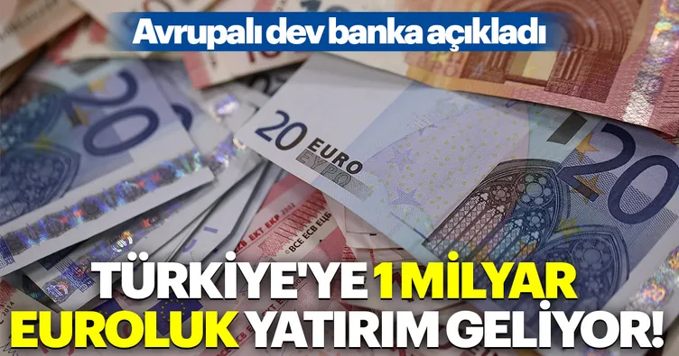 EBRD, Türkiye’ye yaklaşık 1 milyar avro yatırım yapacak