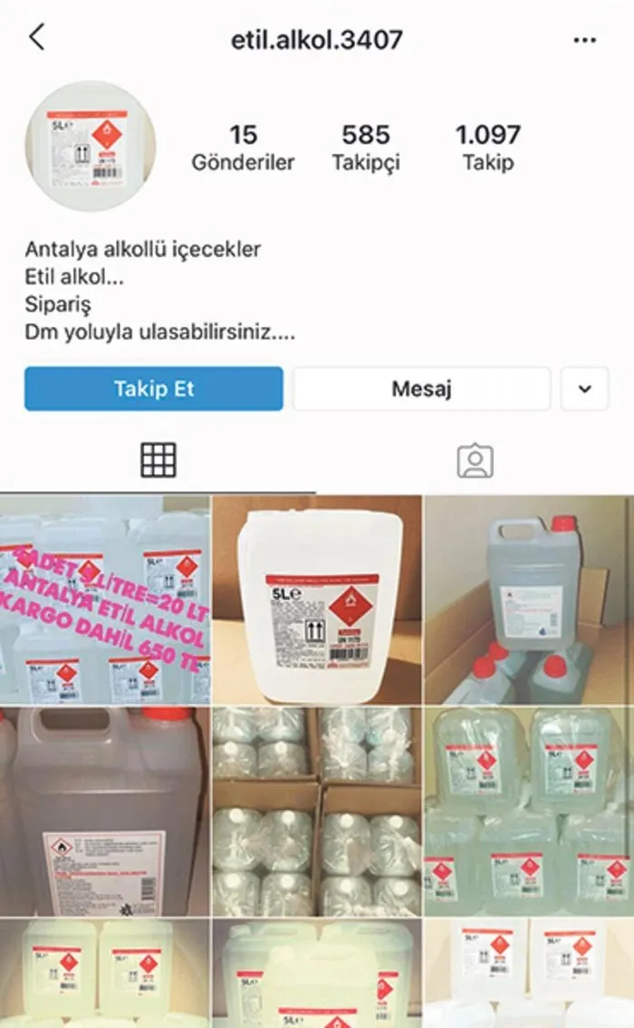 Son Dakika Sosyal Medya Ve Internet Uzerinden Etil Alkol Satislari Suruyor Son Dakika Haberler