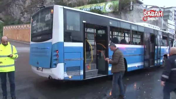 Ankara'da sabah servisi esnasında Özel Halk Otobüsü kaza yaptı: 10 yaralı