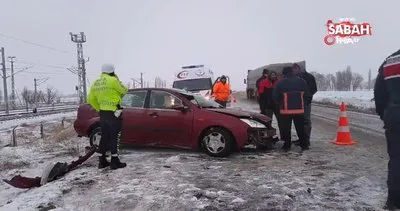 Sivas’ta trafik kazası: 4 yaralı | Video