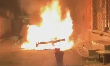 Fatih’te gece yarısı korkutan yangın