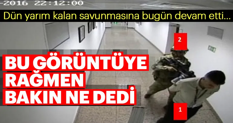 Genelkurmay'daki FETÖ sanığı darbeyi sabah öğrenmiş