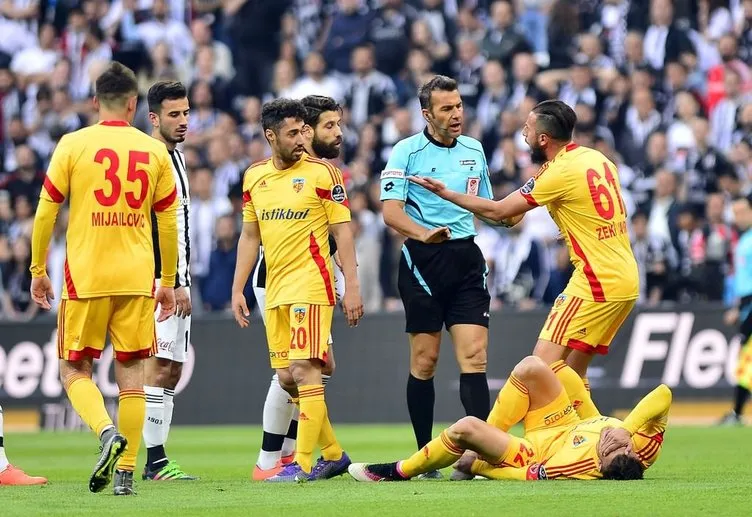 Beşiktaş-Kayserispor maçından kareler