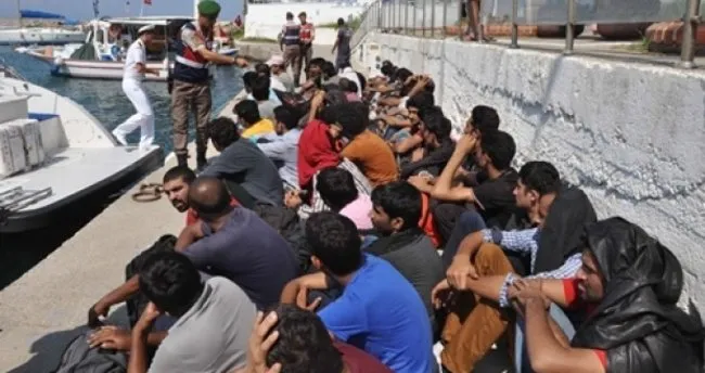 Manavgat’ta 31 kaçak göçmen yakalandı