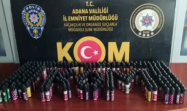 Adana’da sahte içki ve kaçak ürün operasyonu