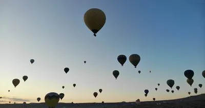 Kapadokya’da 185 bin 443 yerli ve yabancı turist balon turuna katıldı