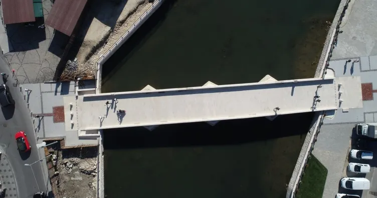 Tarihi kısa köprü 10 yıl sonra kurtuldu!