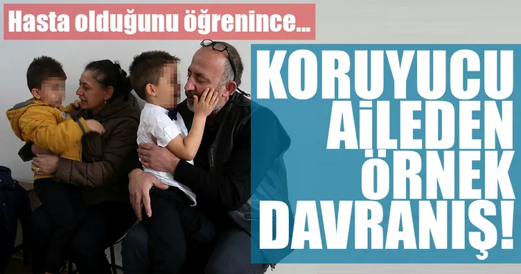 Koca yürekli çift kardeşleri ayırmadı!