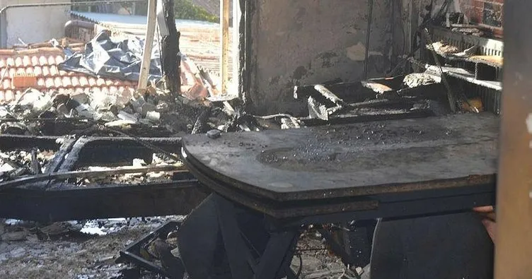 Eşinin evini benzin döküp yaktı! Kıskıvrak yakalandı