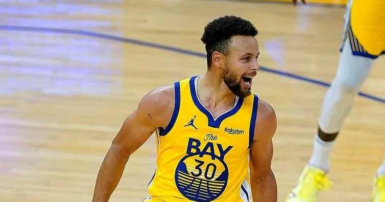 NBA’de Golden State Warriors Portland Trail Blazers’ı devirdi! Stephen Curry kariyer rekoru kırdı