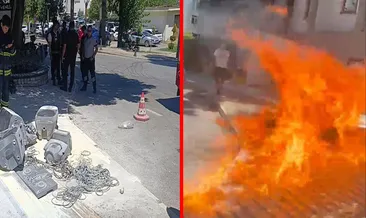 840 bin liralık gürültü cezası isyanı: Ses sistemine benzin döküp belediye önünde ateşe verdi!