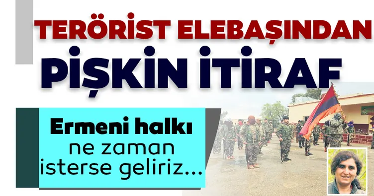 Terörist elebaşından Ermenistan itirafı