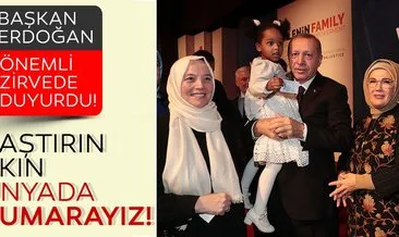 Başkan Erdoğan Kadın ve Adelet Zirvesi’nde duyurdu! Türkiye bir numara...