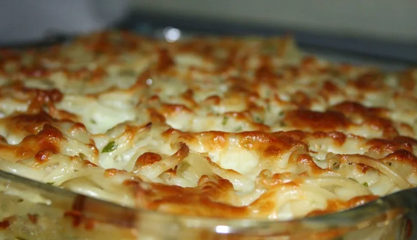 fırında peynirli makarna