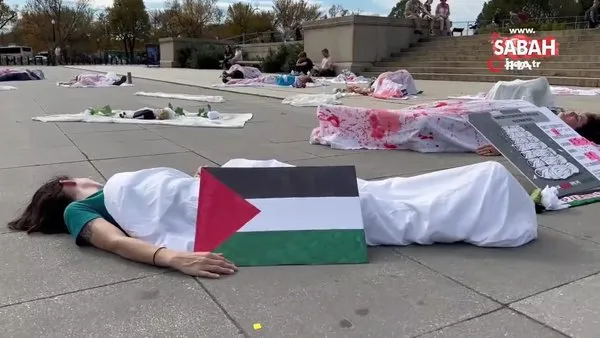 ABD’de Filistin'e destek eylemi | Video