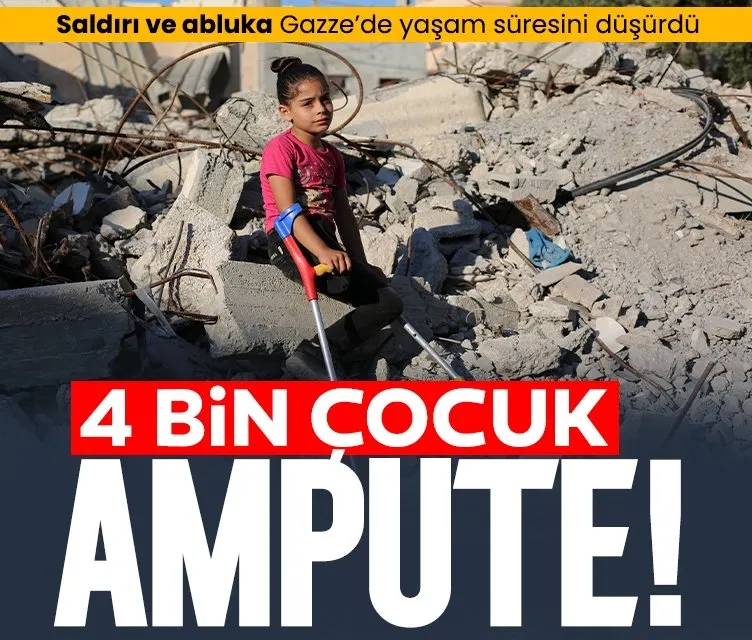 4 bin çocuk ampute