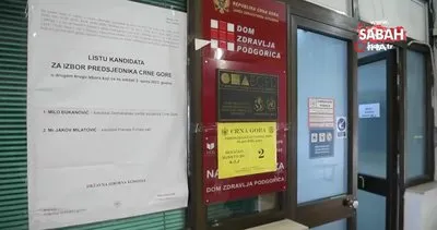 Karadağ’da halk cumhurbaşkanlığı seçiminin ikinci turunda sandık başında | Video