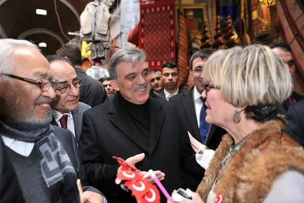 Abdullah Gül Tunus'ta