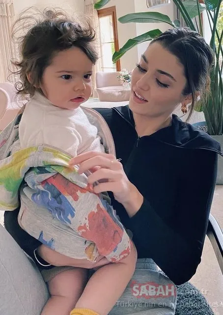 Ünlü oyuncu Hande Erçel yeğeni Aylin Mavi’nin en sevimli hallerini paylaştı! Teyze-yeğenin pozları sosyal medyada ilgi odağı oldu