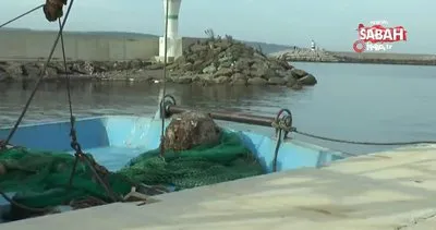 Rumeli Feneri açıklarında balıkçıların ağına mayın takıldı | Video