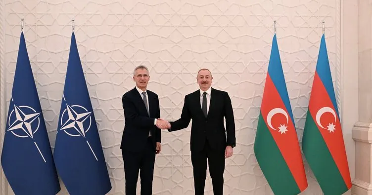 NATO Genel Sekreteri Stoltenberg, Aliyev ile görüştü