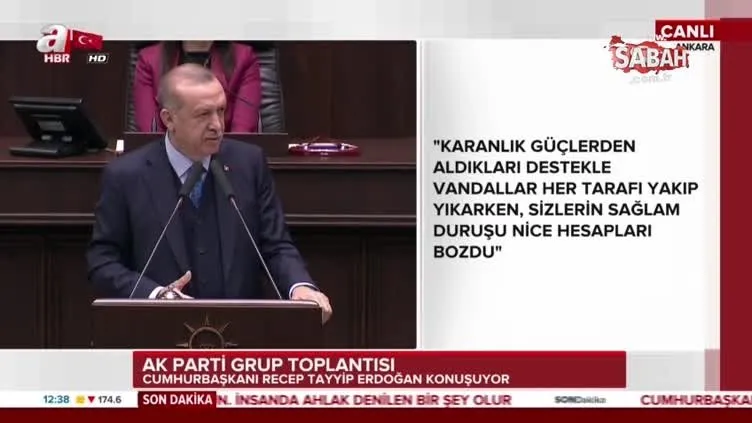 Cumhurbaşkanı Erdoğan