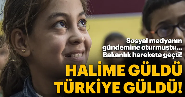 Suriyeli küçük Halime okullu oldu