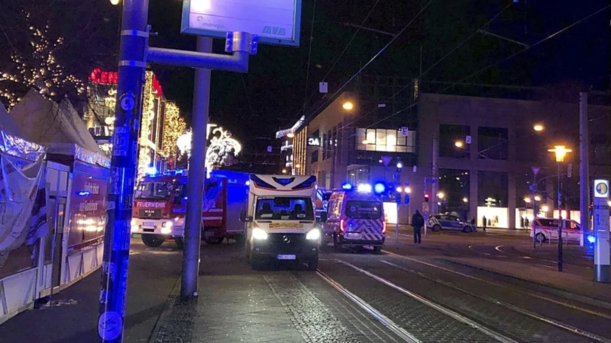 SON DAKİKA | Almanya'da Noel pazarına araç ile saldırı: Ölü ve yaralılar var