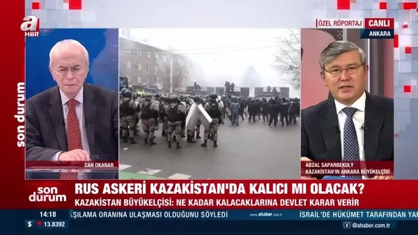 SON DAKİKA: Kazakistan'da neler oluyor? Kazakistan'ın Ankara Büyükelçisi Abzal Sparbekuly A Haber'de soruları yanıtladı | Video